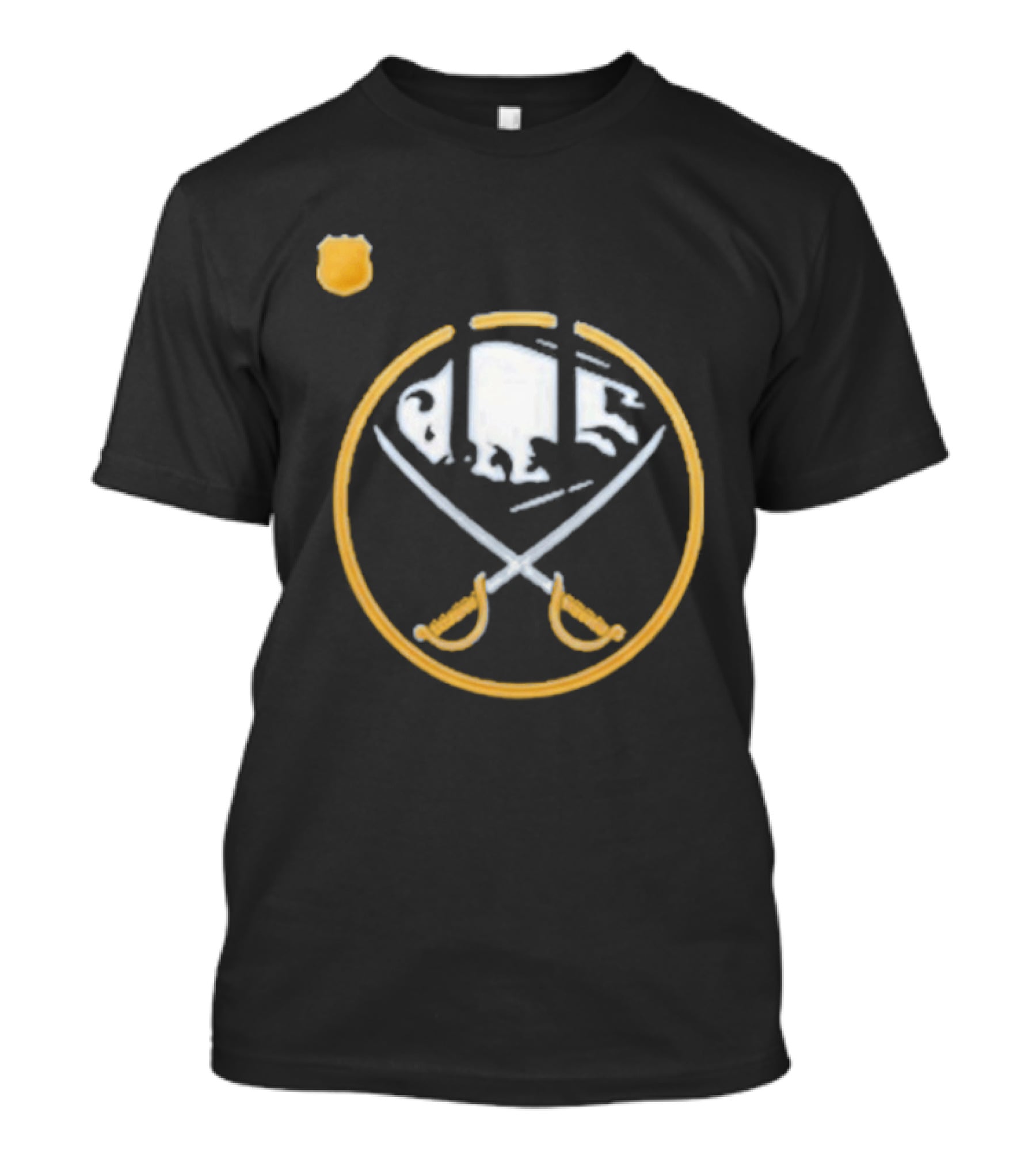 Buffalo Bills Josh Allen Buffalo Sabres Crest T-Shirt