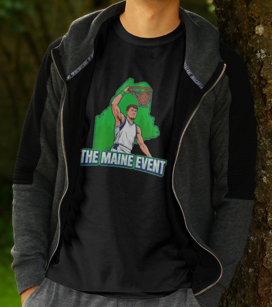 The Maine Event Basketball Dunking Athlete T-Shirt