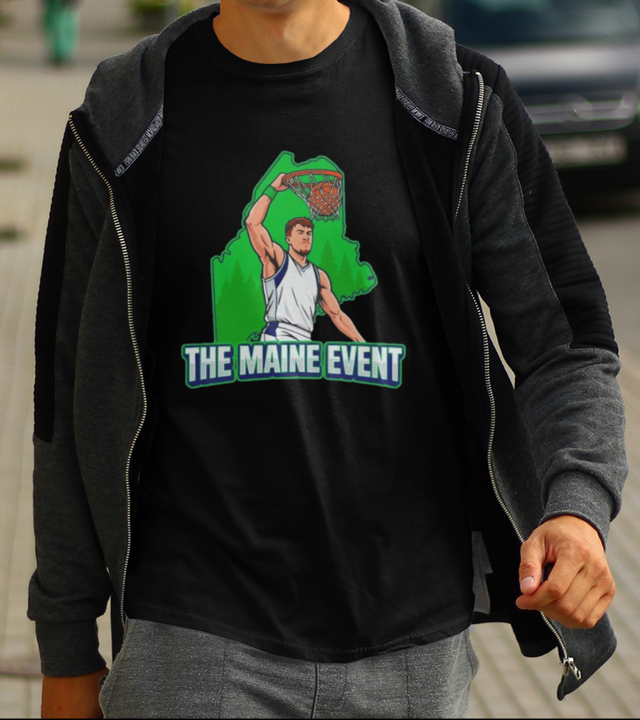 The Maine Event Basketball Dunking Athlete T-Shirt