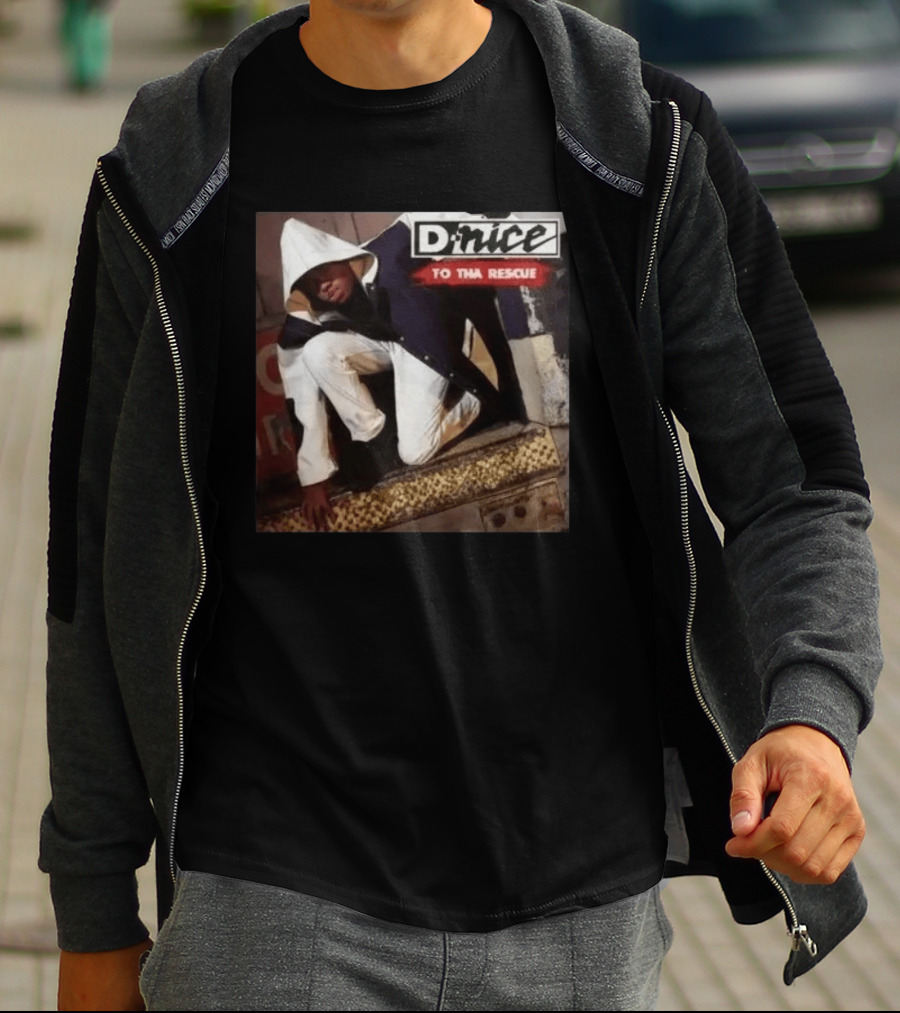 D Nice To Tha Rescue Urban Style Album Cover T-Shirt