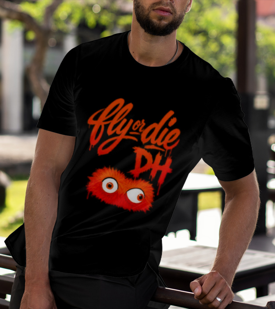 Fly Die DH Gritty Eyes Philadelphia Flyers T-Shirt