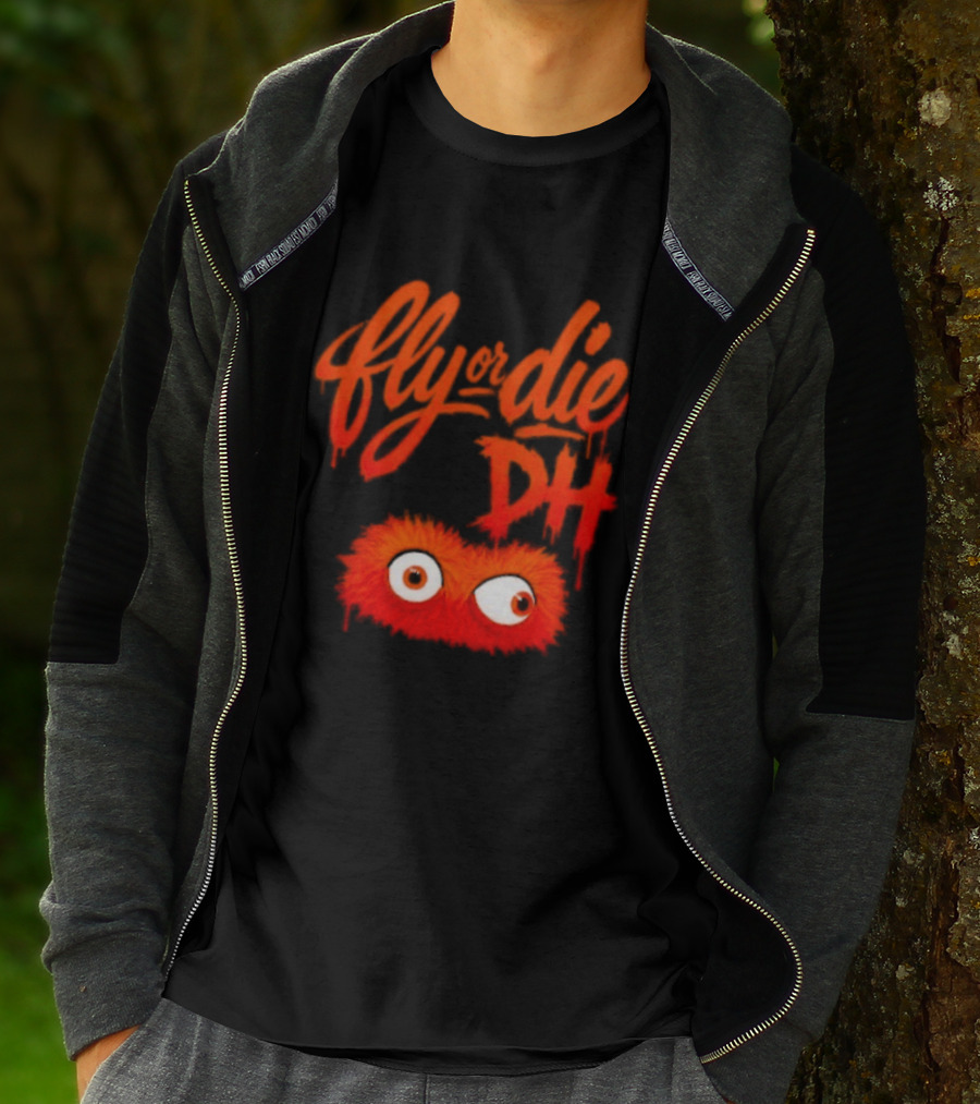 Fly Die DH Gritty Eyes Philadelphia Flyers T-Shirt