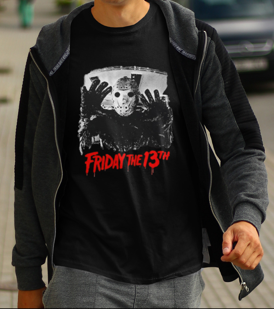 Friday The 13th Jason Voorhees Horror Icon Classic Mask T-Shirt