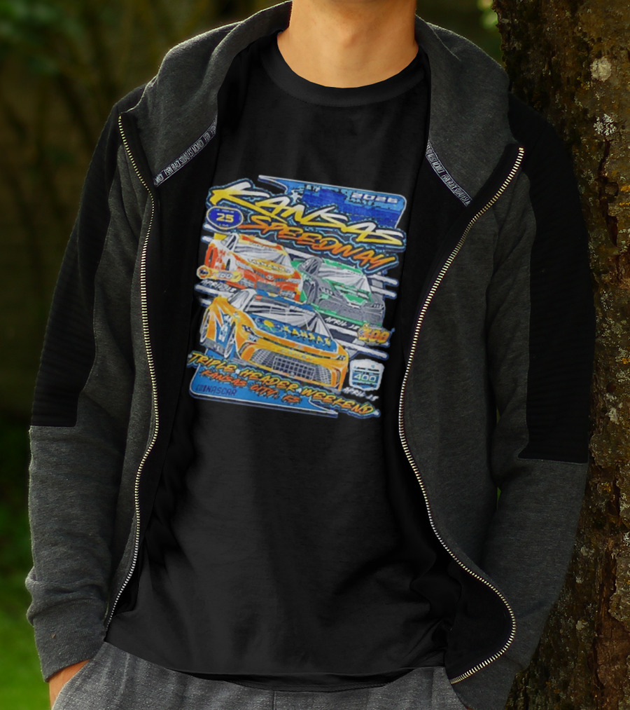 2026 Kansas Speedway NASCAR Triple Header Weekend April 25 Car 400 Kansas City T-Shirt