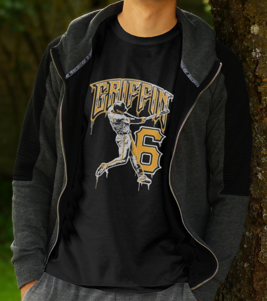 Konnor Griffin 6 Pittsburgh Pirates Dynamic Swinging Player T-Shirt