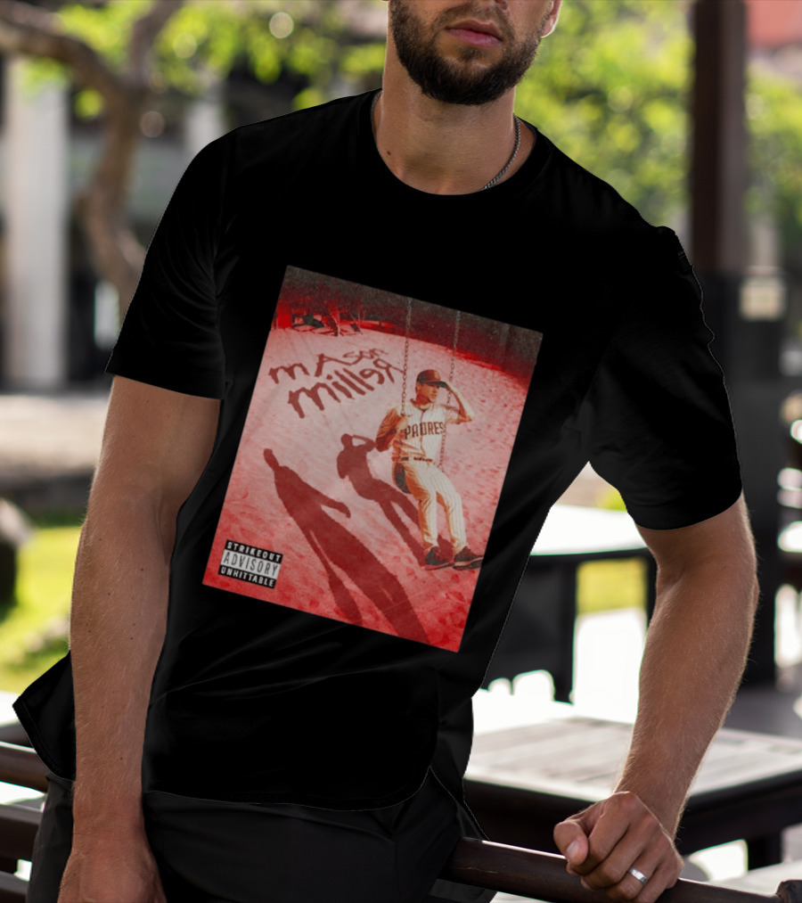 Mason Miller Padres MLB Reaper With Strikeout Advisory Unhittable T-Shirt