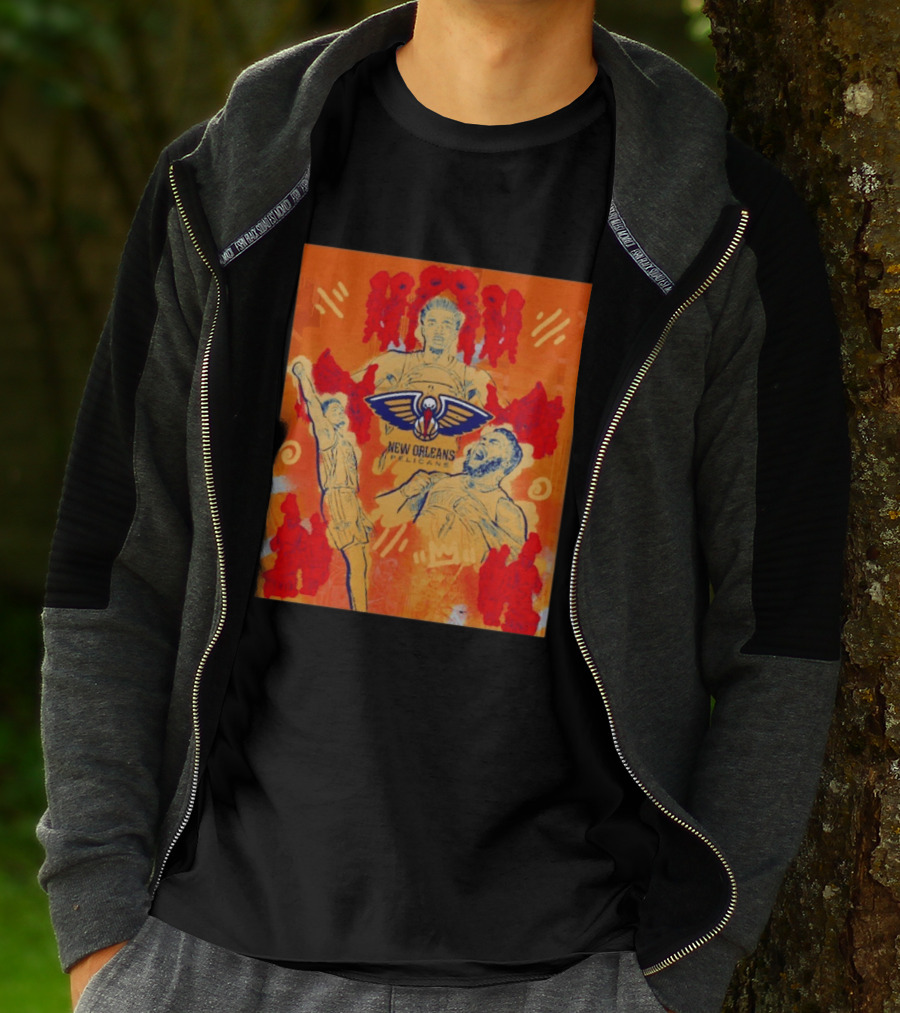 New Orleans Pelicans Supporting The Home Team With Passion And Spirit T-Shirt