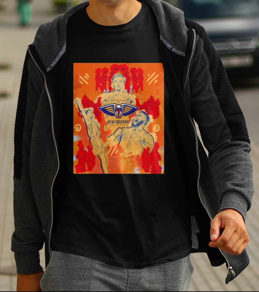New Orleans Pelicans Supporting The Home Team With Passion And Spirit T-Shirt