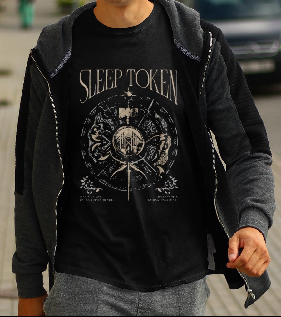 Sleep Token Round Table Symbol Nordic Iconography T-Shirt