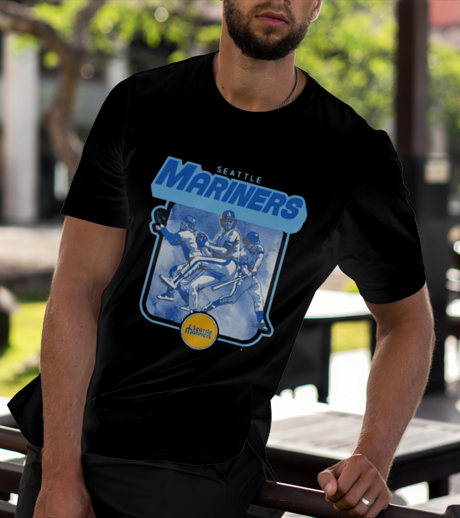 Seattle Mariners Retro Baseball Players T-Shirt