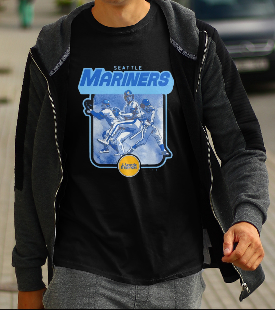 Seattle Mariners Retro Baseball Players T-Shirt