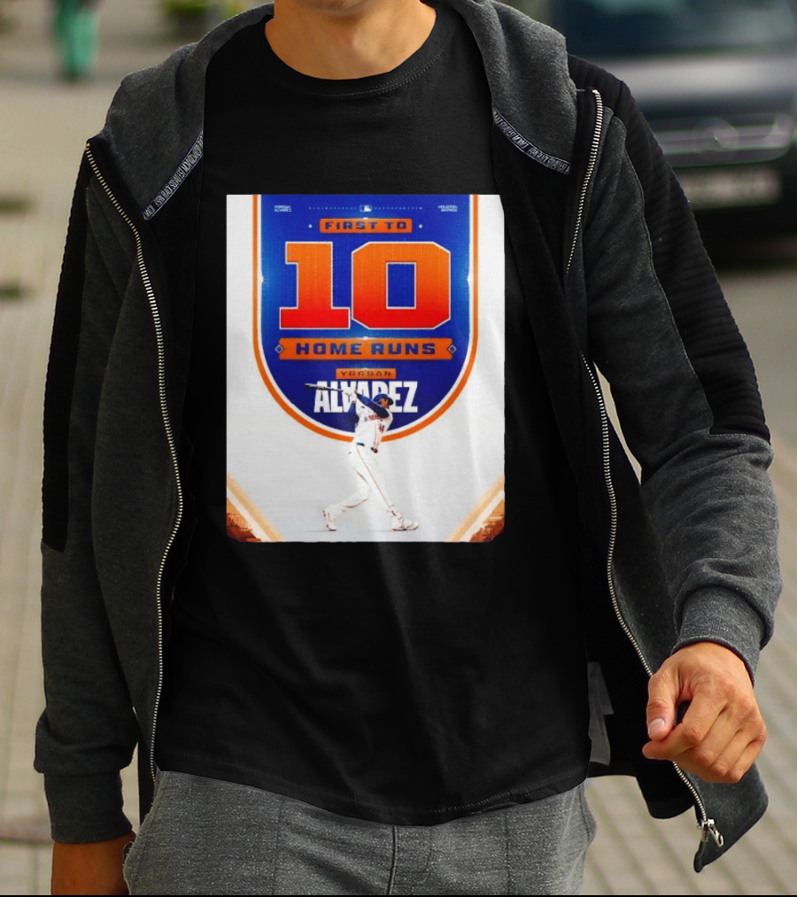 Yordan Alvarez First To 10 Home Runs Houston Astros MLB T-Shirt