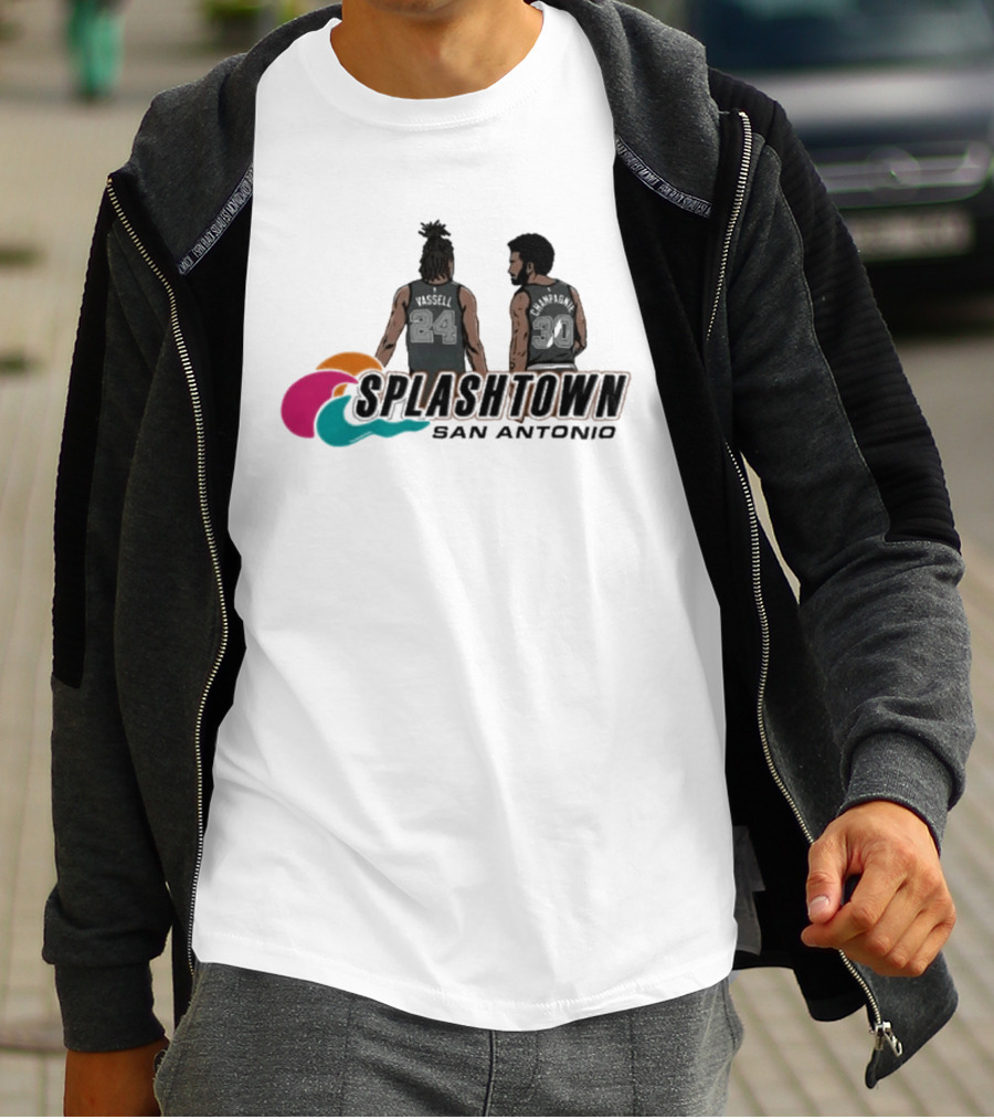 Splashtown San Antonio Devin Vassell 24 Julian Champagnie 30 T-Shirt