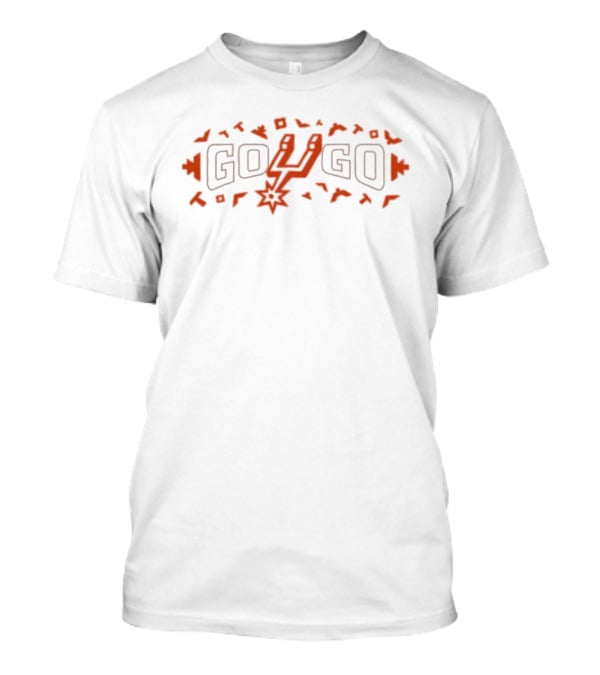 Go Spurs Go San Antonio Bold Fiesta T-Shirt