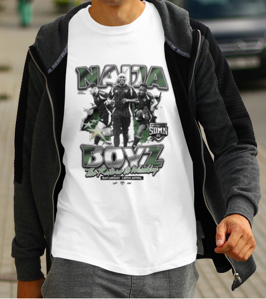 Naija Boyz The Return To Wembley Star T-Shirt