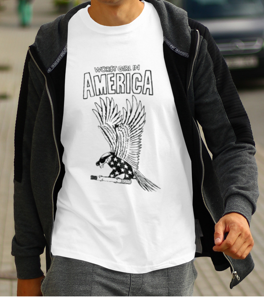 Slayyyter Worst Girl In America Eagle T-Shirt