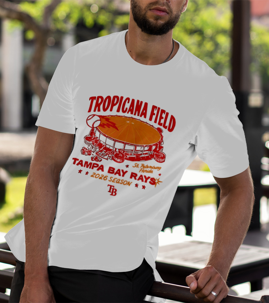 Tropicana Field Tampa Bay Rays Home Run 2026 Season T-Shirt
