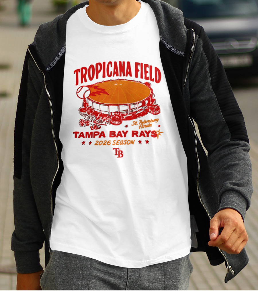 Tropicana Field Tampa Bay Rays Home Run 2026 Season T-Shirt