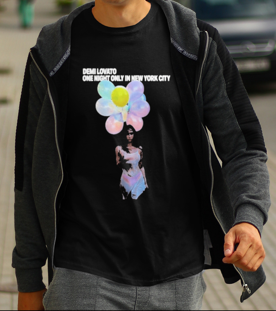 Demi Lovato One Night Only In New York City Colorful Balloons Dress T-Shirt