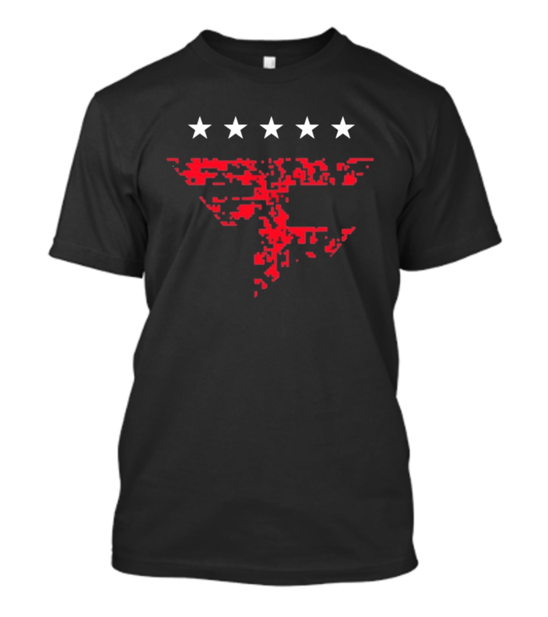 Five Star Digital Camo Red Faze Clan T-Shirt