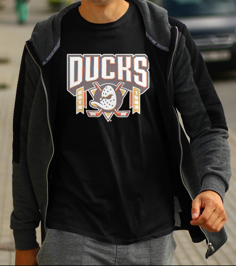 Raise The Banners Anaheim Ducks Est 1993 Retro Hockey T-Shirt
