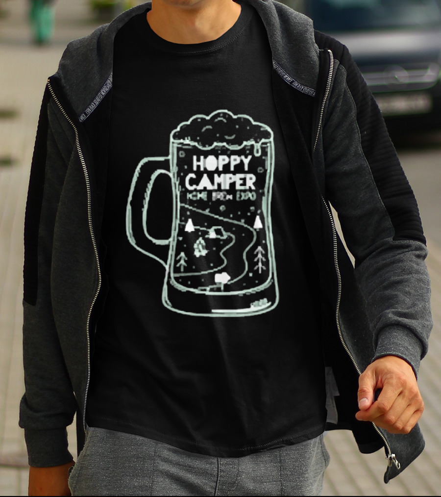 Hoppy Camper Home Brew Expo Beer Adventure T-Shirt