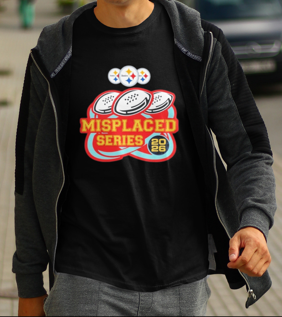 Steelers Misplaced Series 2026 Football Trio T-Shirt