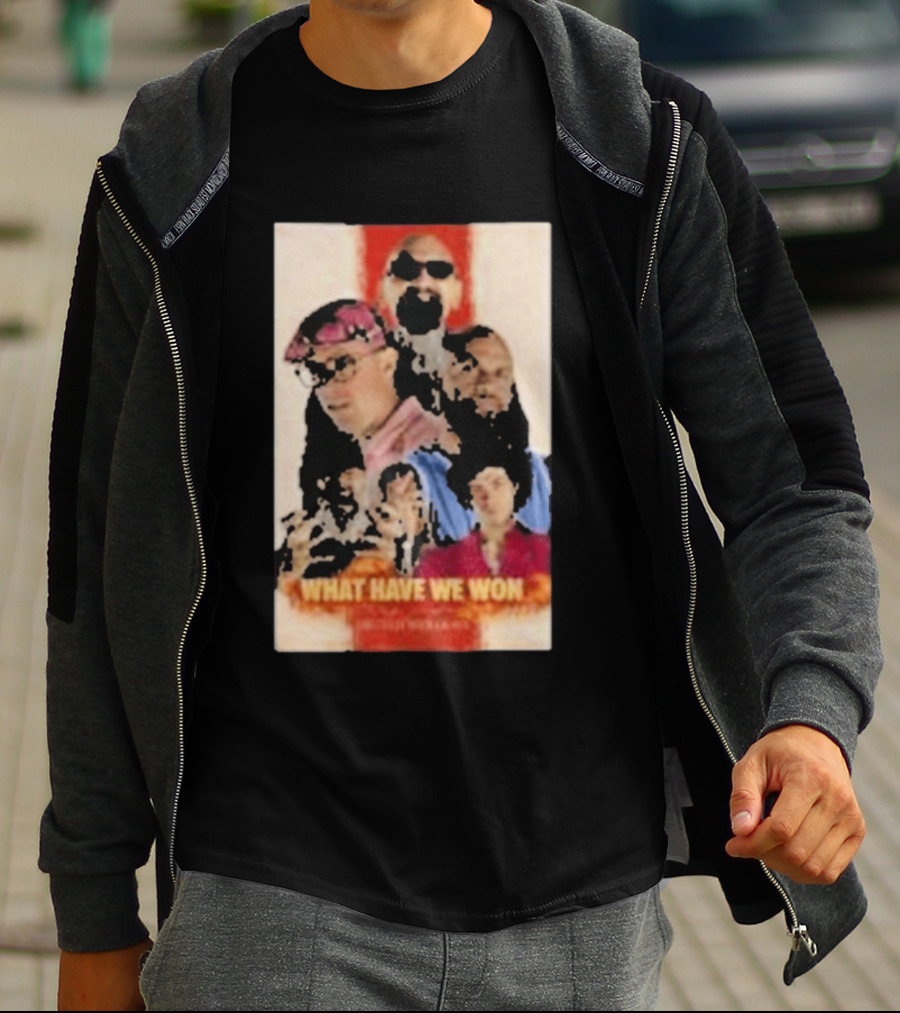 What Have We Won Marshmallow Napalm Band Members Collage T-Shirt
