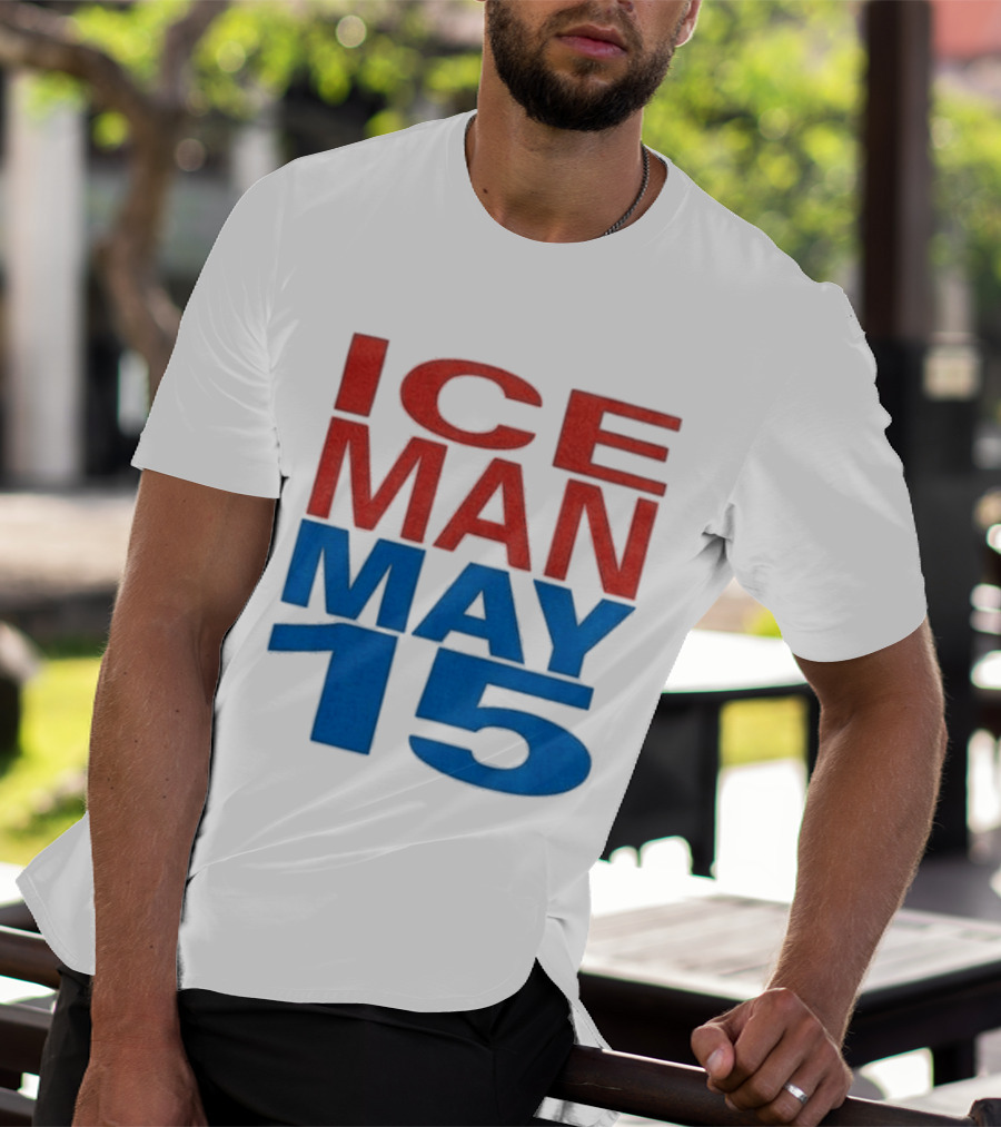 Iceman May 15 Bold Red Blue T-Shirt
