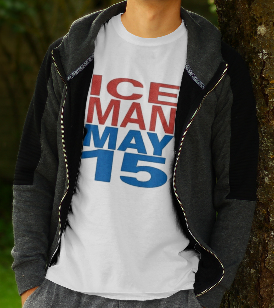 Iceman May 15 Bold Red Blue T-Shirt