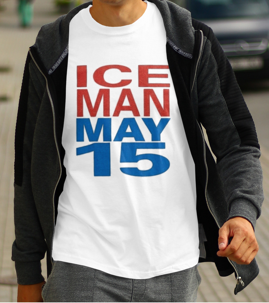 Iceman May 15 Bold Red Blue T-Shirt