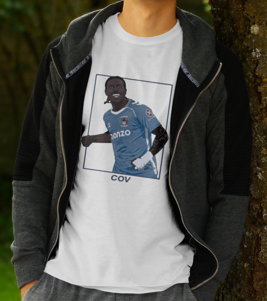 Coventry City FC Haji Wright Monzo Sponsor Premier League Comeback T-Shirt