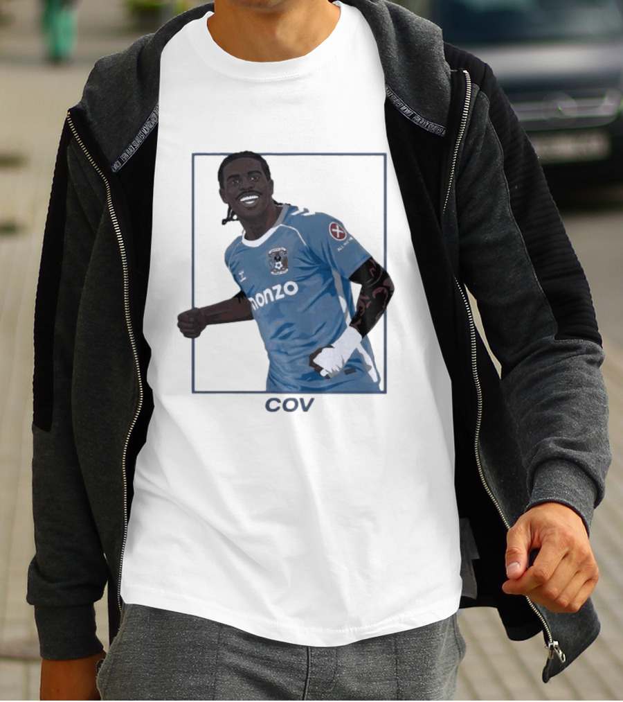 Coventry City FC Haji Wright Monzo Sponsor Premier League Comeback T-Shirt