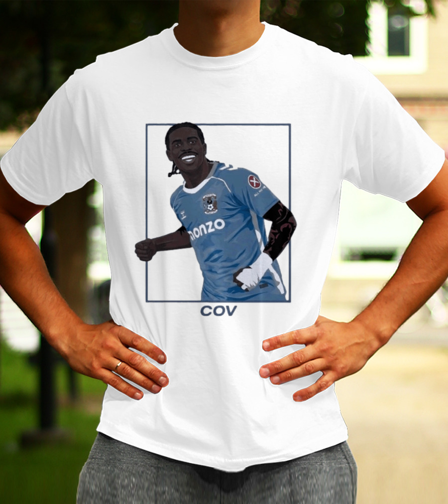 Coventry City FC Haji Wright Monzo Sponsor Premier League Comeback T-Shirt