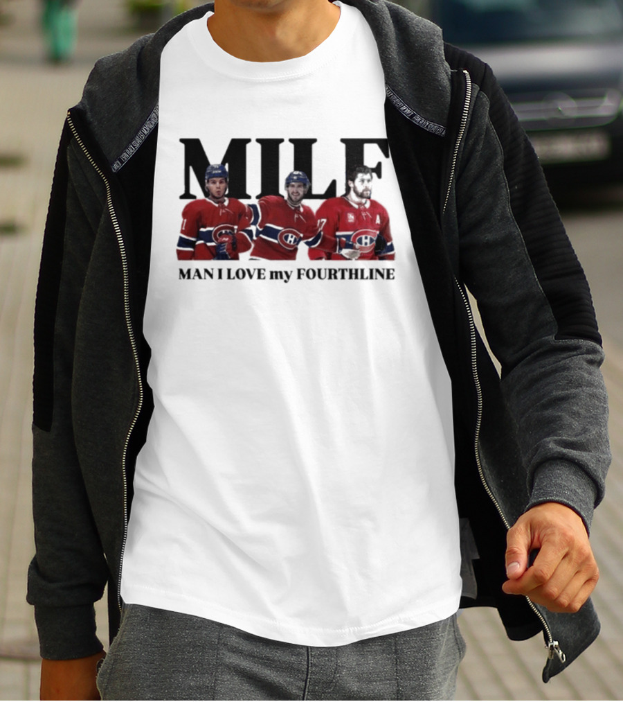 Milf Man I Love My Fourthline Montreal Canadiens Players T-Shirt
