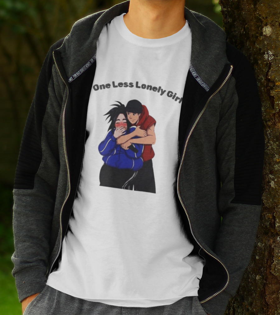 One Less Lonely Girl Justin Bieber Billie Eilish Coachella Hug 2026 T-Shirt