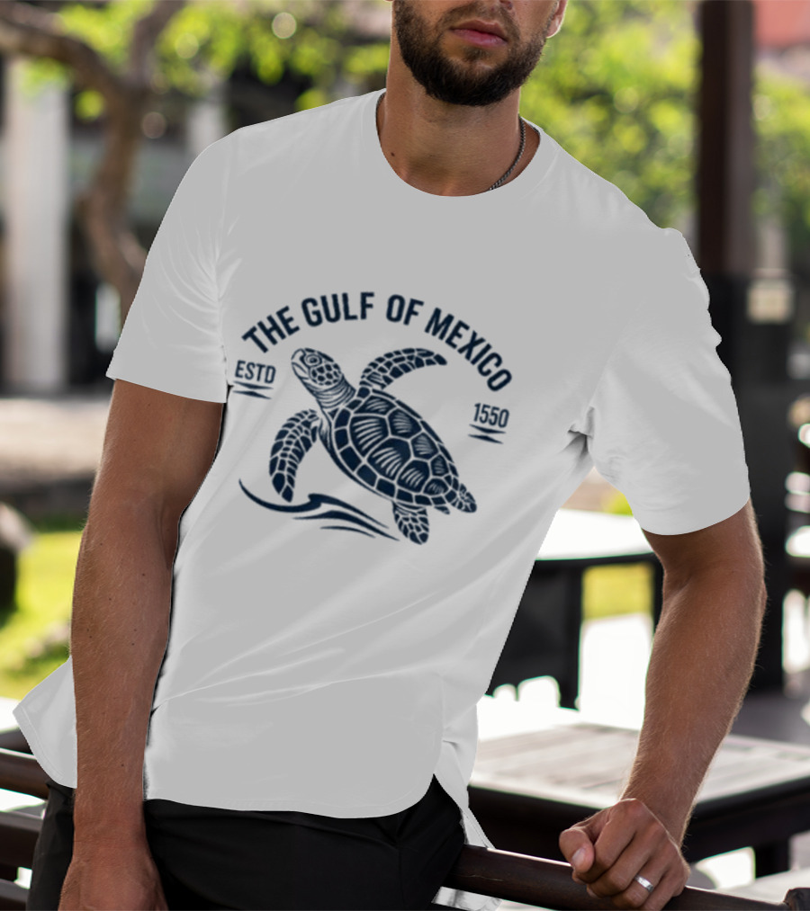 The Gulf Of Mexico Estd 1550 Sea Turtle T-Shirt