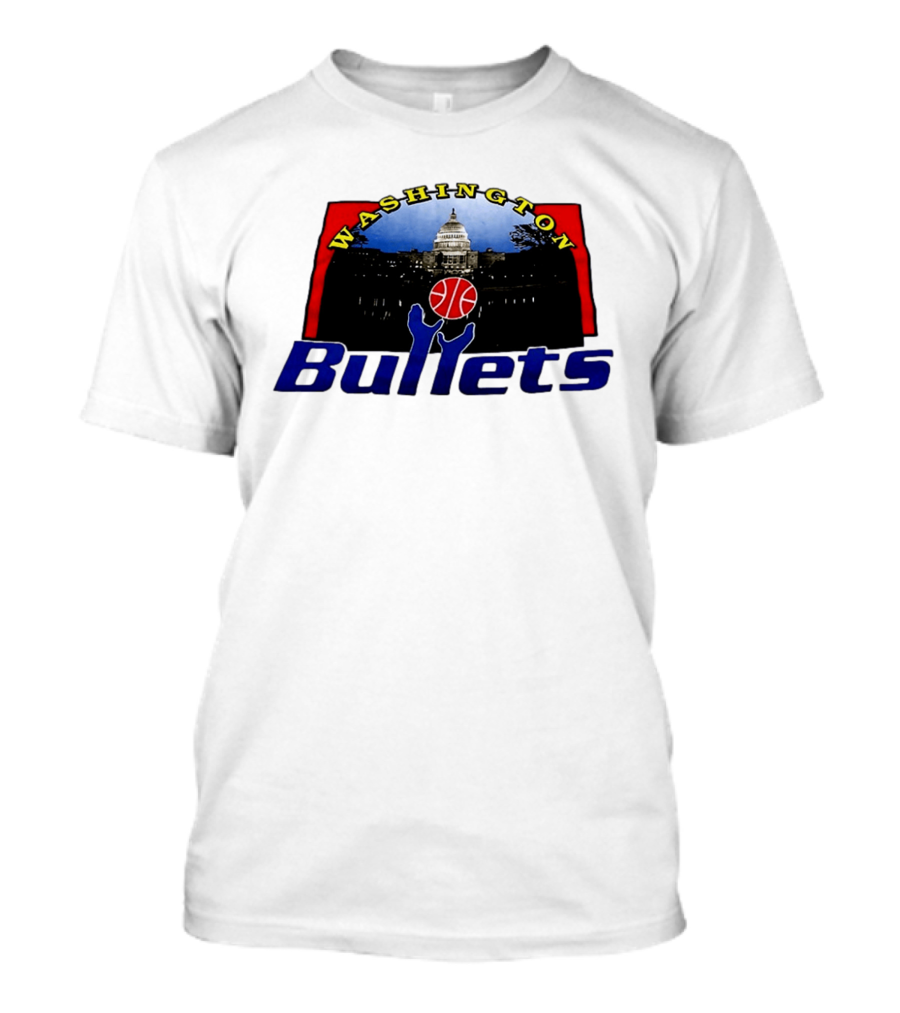 Washington Bullets Capitol Basketball T-Shirt