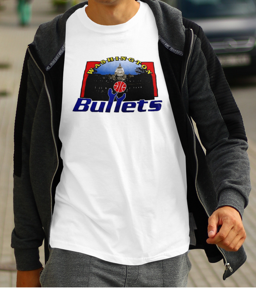 Washington Bullets Capitol Basketball T-Shirt