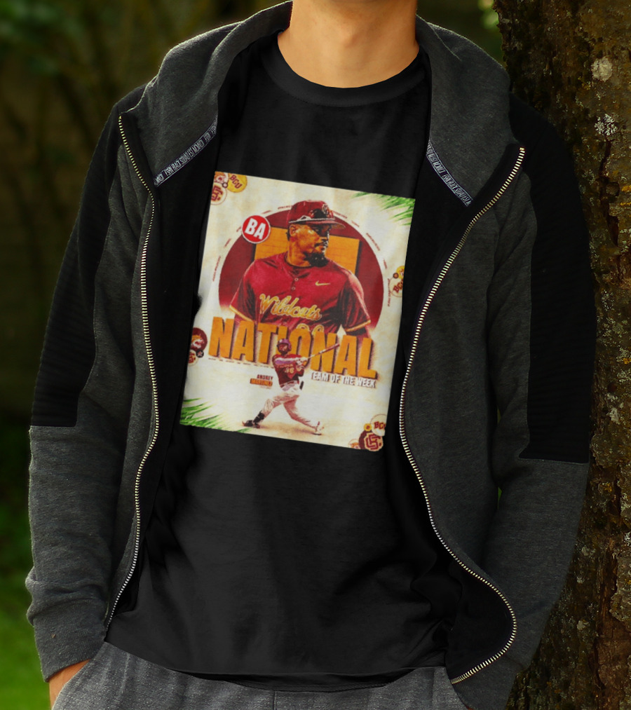 Andrey Martinez Wildcats National Team Of The Week Bethune Cookman T-Shirt