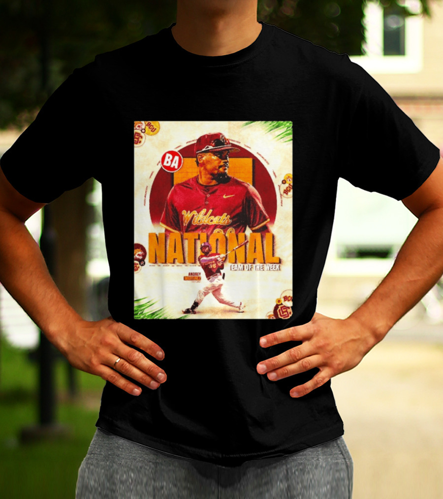 Andrey Martinez Wildcats National Team Of The Week Bethune Cookman T-Shirt