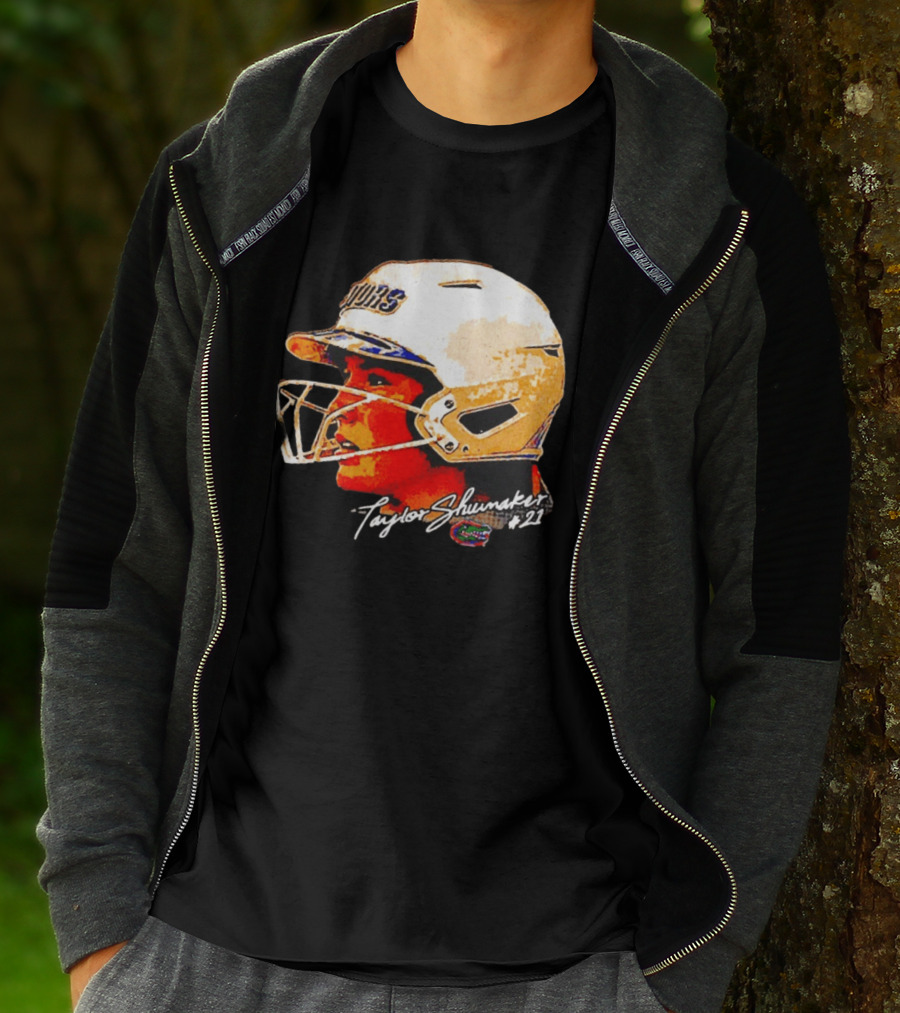 Taylor Shumaker Florida Gators Softball Big Head #21 T-Shirt