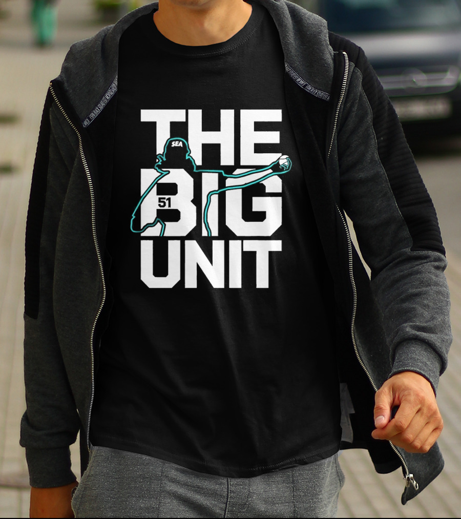 The Big Unit Randy Johnson Seattle Mariners Baseball Pitcher T-Shirt