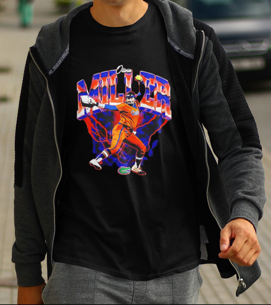 Florida Gators Softball Olivia Miller Lightning Pitcher T-Shirt