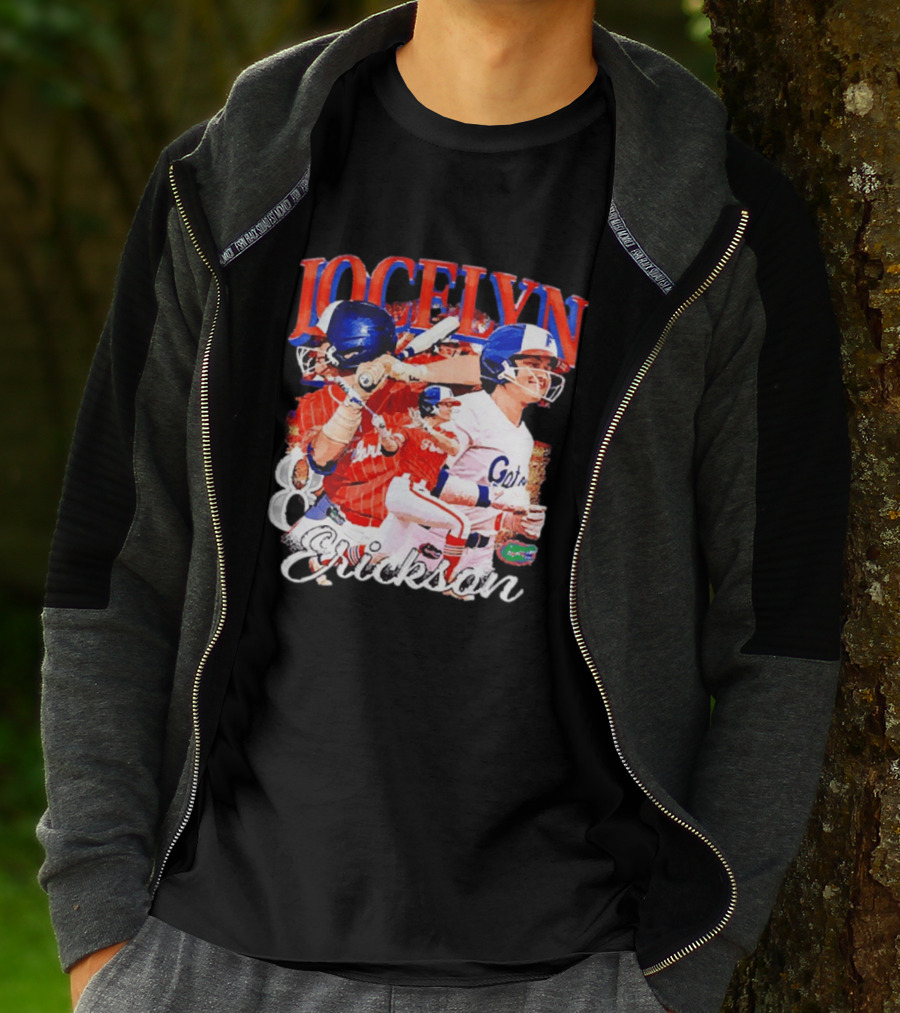 Jocelyn Erickson Florida Gators Softball Player Collage T-Shirt