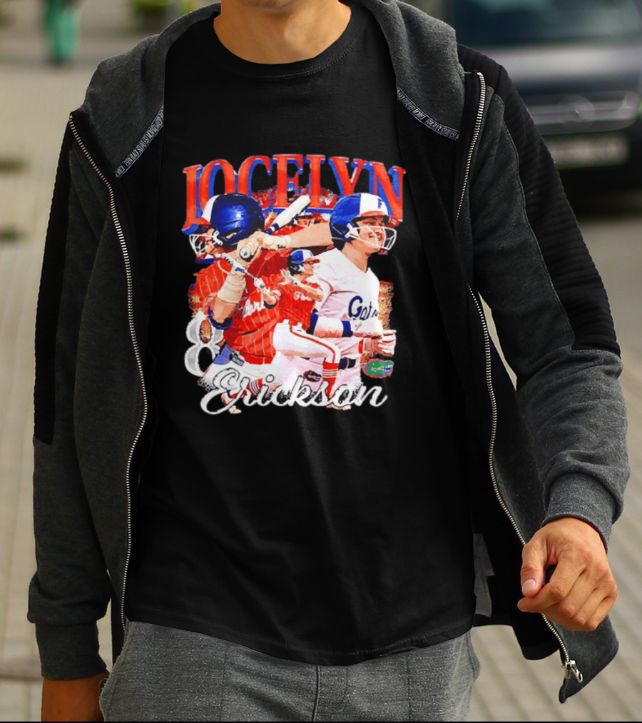 Jocelyn Erickson Florida Gators Softball Player Collage T-Shirt
