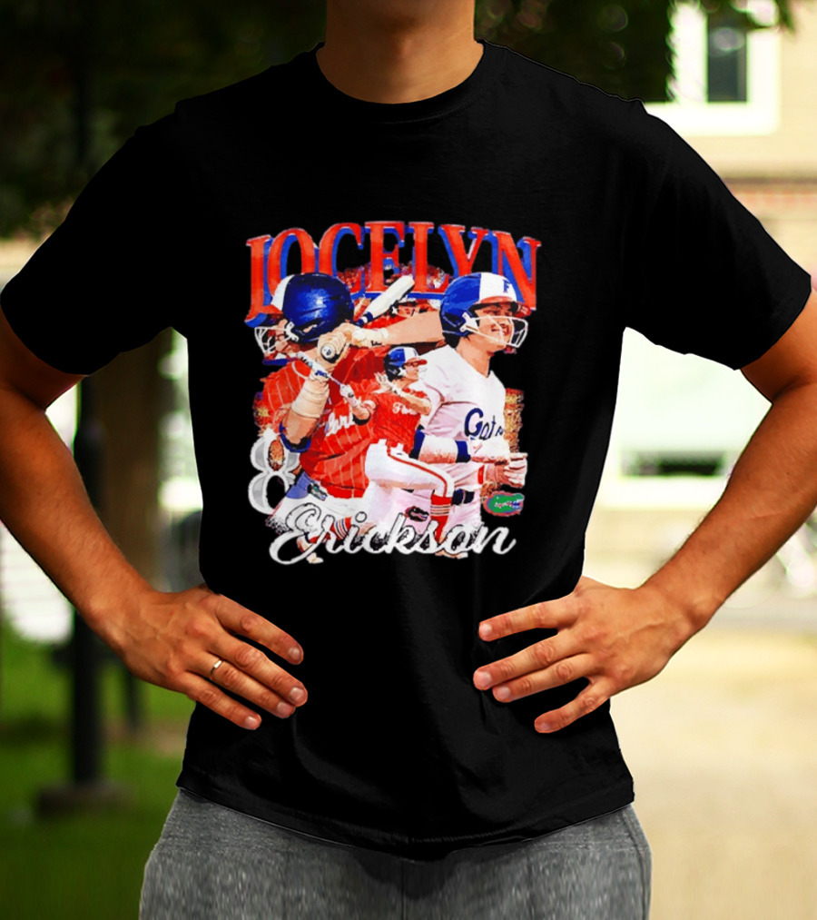 Jocelyn Erickson Florida Gators Softball Player Collage T-Shirt