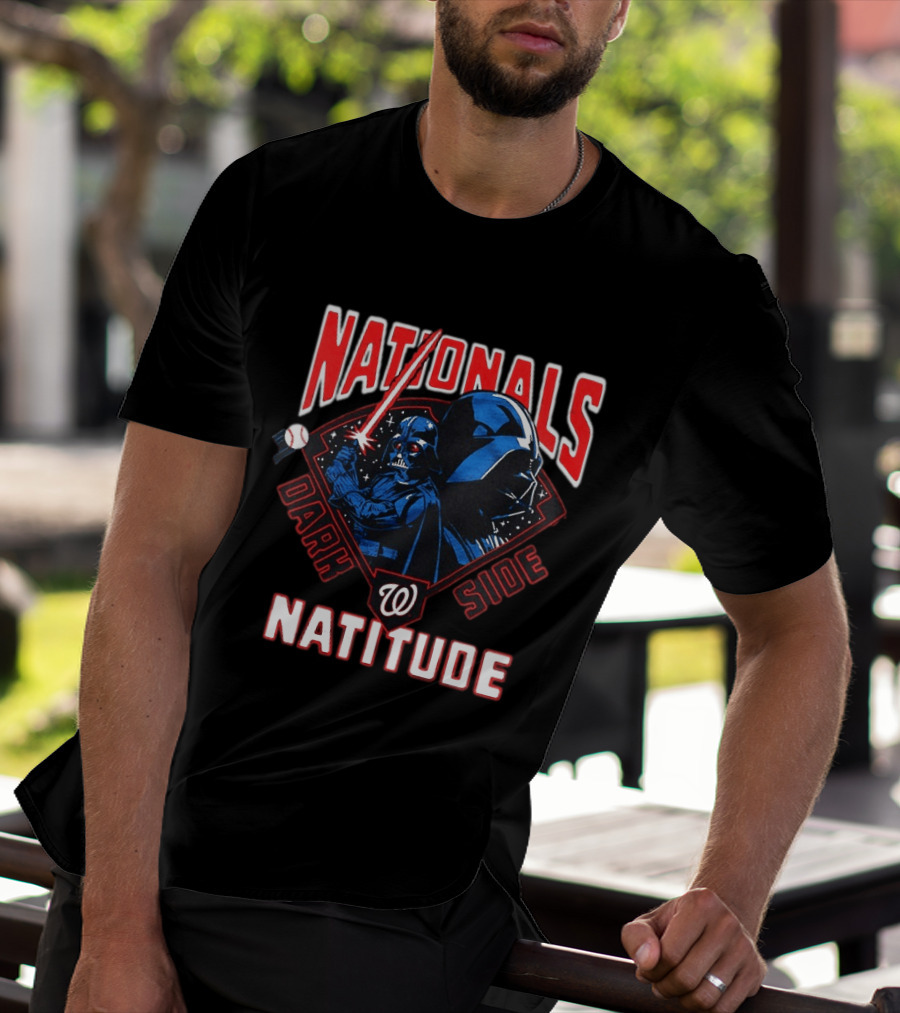 Nationals Natitude Dark Side Darth Vader Star Wars T-Shirt