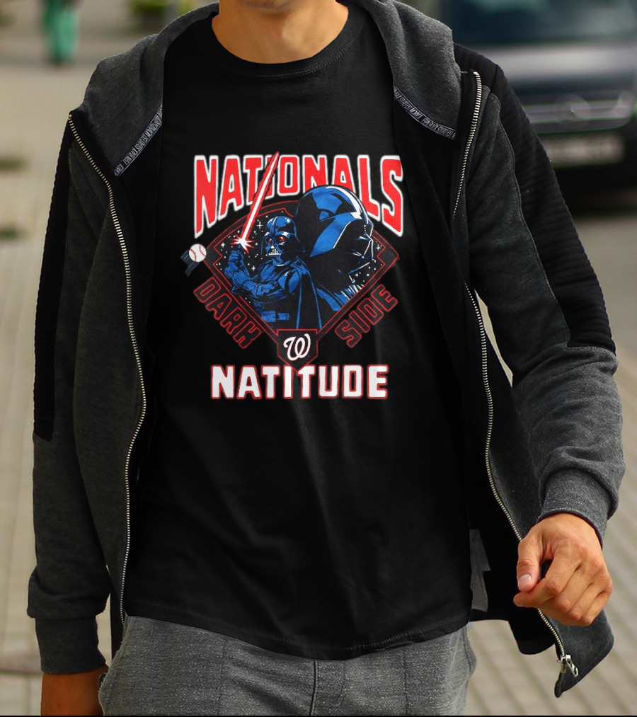 Nationals Natitude Dark Side Darth Vader Star Wars T-Shirt