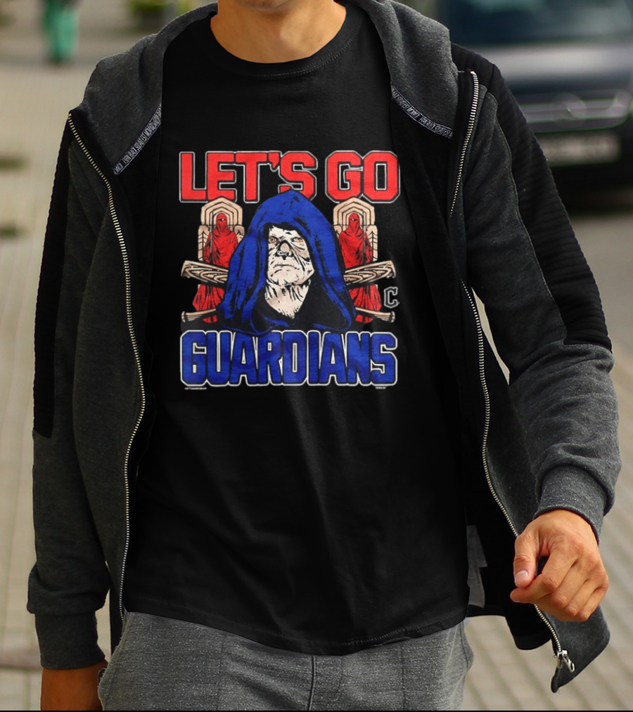 Let's Go Guardians Cleveland Baseball Sheev Palpatine Star Wars T-Shirt